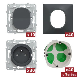Probox appareillage Ovalis - Schneider Electric - Anthracite