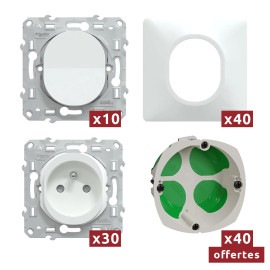 Probox appareillage Ovalis - Schneider Electric - Blanc