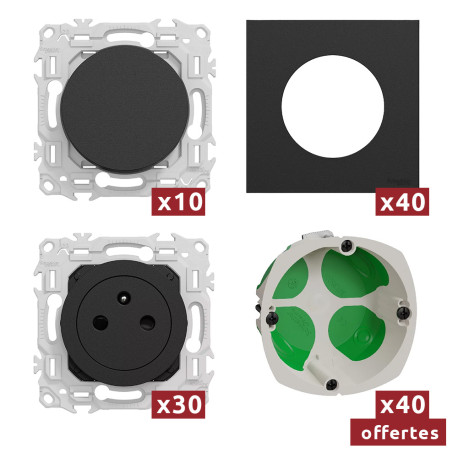 Probox appareillage Odace 2025 - Schneider Electric - Noire