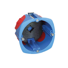 Boite d'encastrement étanche à l'air Air'métic Eur'Ohm - Coupe-feu IE120 - 1 poste - Ø 67/68mm - P.50mm