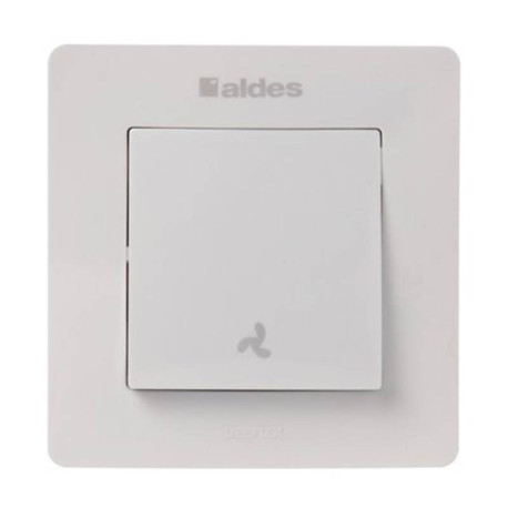 Bouton poussoir télécommande Aldes pour InspirAIR®Home SC - 2 vitesses - Mural