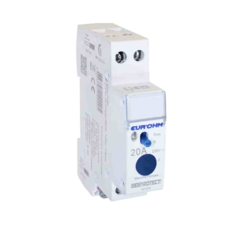 Contacteur jour/nuit électronique RX Protect eur'Ohm - 20A - 1P+N - 1F