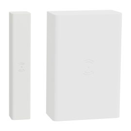 Détecteur d'ouverture connecté Wiser Schneider Electric - Génération 2 - Contact fenêtre/porte - Sur batterie 3V