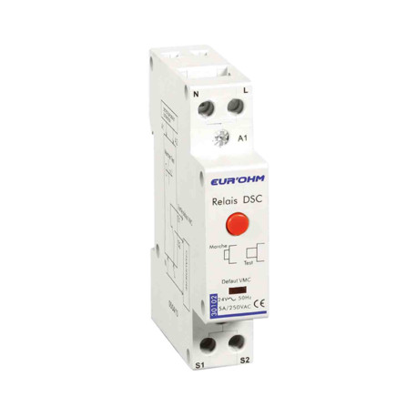 Relais DSC Gaz/ VMC Gaz RX Protect Eur'Ohm - 24V - 5A