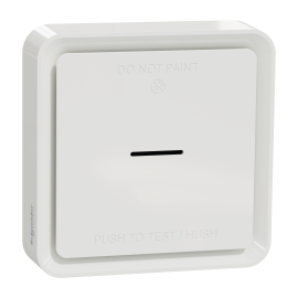 Détecteur de fumée connecté Wiser Schneider Electric - Génération 2 - 3V - Sur batterie