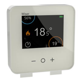 Thermostat connecté Wiser Schneider Electric - Mural - Sans fil - Zigbee - 2,4GHz