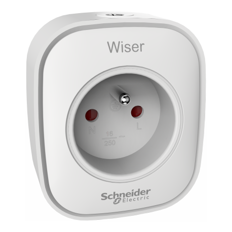 Prise connectée Wiser Schneider Electric - répéteur ZigBee - 13A