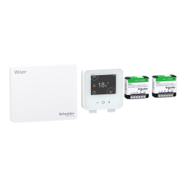 Kit thermostat connecté pour radiateurs électriques 2ème génération Wiser Schneider Electric - 2 micromodules