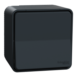 Commande va-et-vient à connexion automatique IP55 IK08 - Saillie - Gris - Mureva Styl