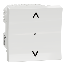 Interrupteur pour volet roulant Unica Wiser Schneider Electric - 4A - Zigbee - 45x45mm - Blanc