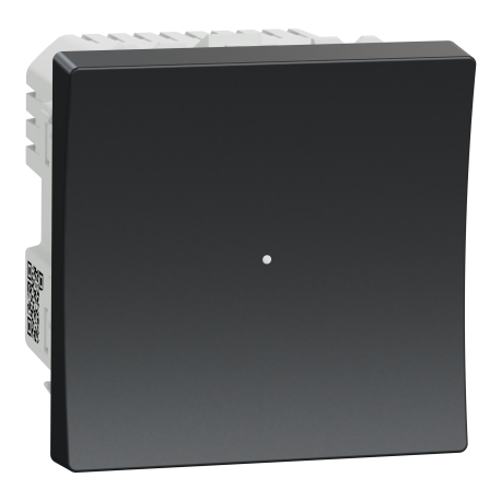 Variateur universel Unica Wiser Schneider Electric - Poussoir - Zigbee - 45x45mm - Anthracite
