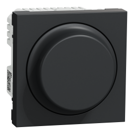Variateur rotatif Unica Wiser Schneider Electric - 2 fils - Zigbee - Anthracite - Mécanisme seul