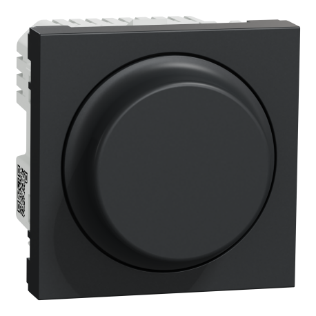 Variateur rotatif Unica Wiser Schneider Electric - 2 fils - Zigbee - Anthracite - Mécanisme seul