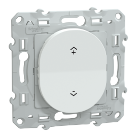Commande centralisée Wiser Ovalis Schneider Electric - Génération 2 - Sans fil - 2 ou 4 BP - Zigbee - Blanc