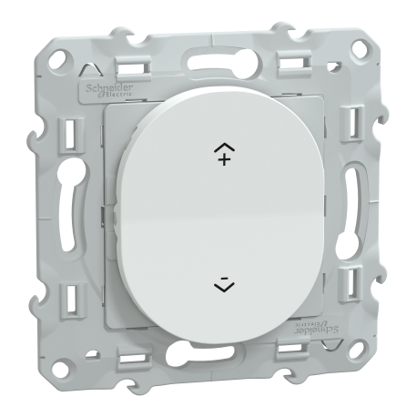Commande centralisée Wiser Ovalis Schneider Electric - Génération 2 - Sans fil - 2 ou 4 BP - Zigbee - Blanc