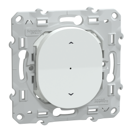 Commande volet-roulant Wiser Ovalis Schneider Electric - Génération 2 - 4A - zigbee - Blanc