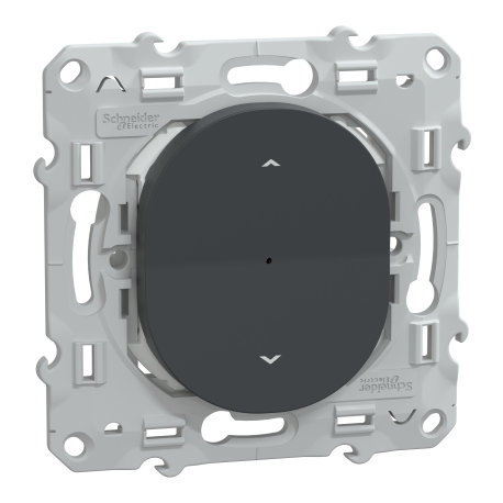 Commande volet-roulant Wiser Ovalis Schneider Electric - Génération 2 - 4A - zigbee - Anthracite