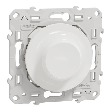 Variateur rotatif LED Odace Wiser Schneider Electric - 2 fils - Zigbee - Blanc