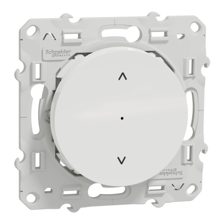 Commande pour volet roulant Odace Wiser Schneider Electric - 4A - Zigbee - Blanc