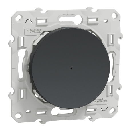 Bouton-poussoir Odace Wiser - Zigbee - 10A - Anthracite