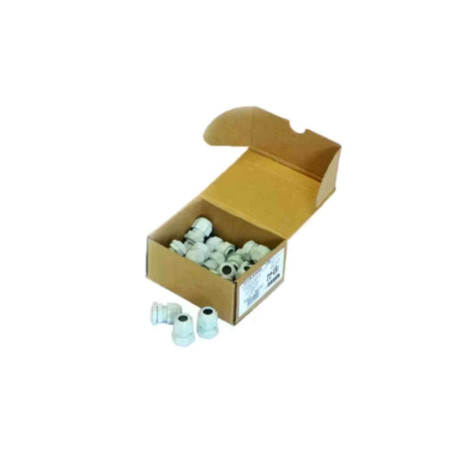 Presse-étoupe UNICAP + écrou monté Capri - Filetage ISO25 - Ø12-18mm - IP68 - Gris