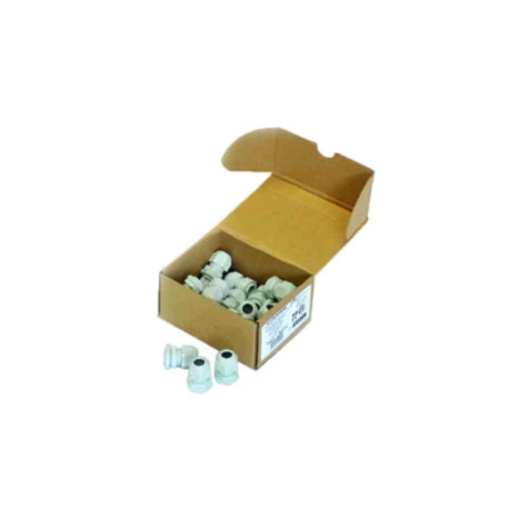 Presse-étoupe UNICAP + écrou monté Capri - Filetage ISO16 - Ø5-10mm - IP68 - Gris