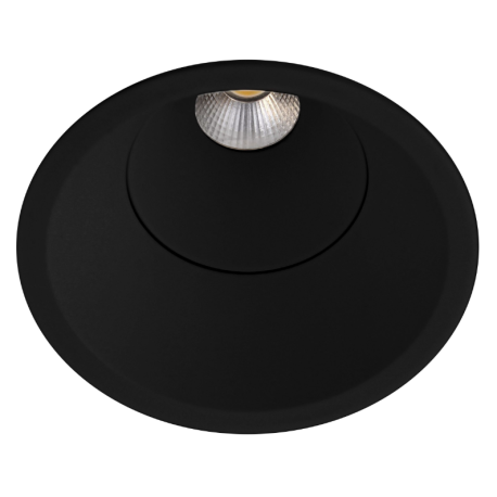 Spot encastré rond orientable ELENA L RDX Indigo - 7,5W - 3CCT - IP65 - Noir mat - Dimmable