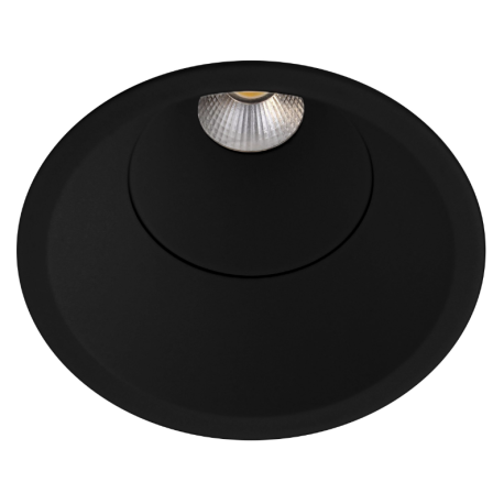 Spot encastré rond orientable ELENA L RDX Indigo - 7,5W - 3CCT - IP65 - Noir mat - Dimmable