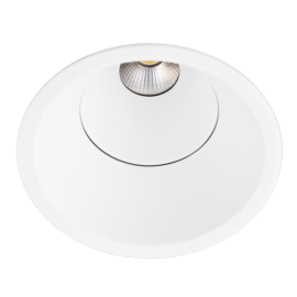 Spot encastré rond orientable ELENA L RDX Indigo - 7,5W - 3CCT - IP65 - Blanc mat - Dimmable