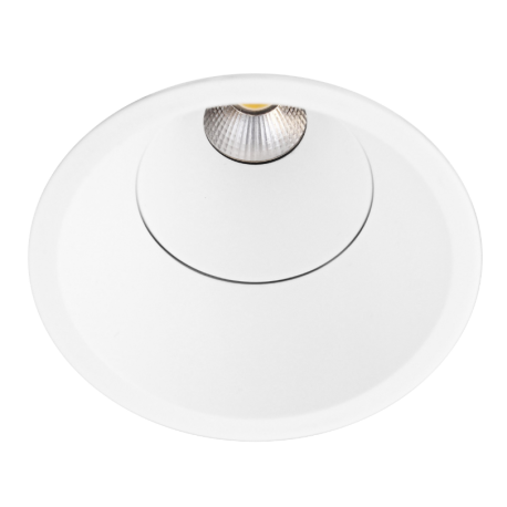 Spot encastré rond orientable ELENA L RDX Indigo - 7,5W - 3CCT - IP65 - Blanc mat - Dimmable