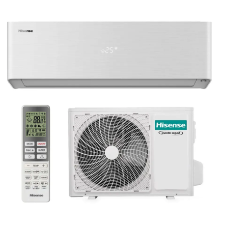 PAC Air/Air monosplit 2500W - Energy Pro X - Connectée - Blanc - Avec mise en service - Blanc - Hisense Aldes