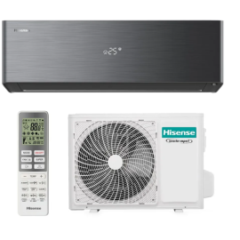 PAC Air/Air monosplit 2500W - Energy Pro X - Connectée - Noir - Hisense Aldes