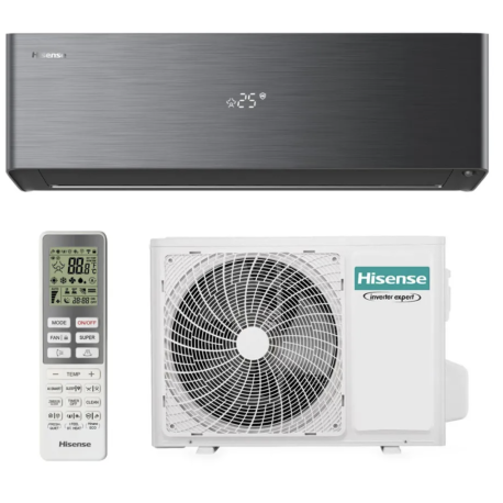 PAC Air/Air monosplit 3500W - Energy Pro X - Connectée - Noir - Hisense Aldes
