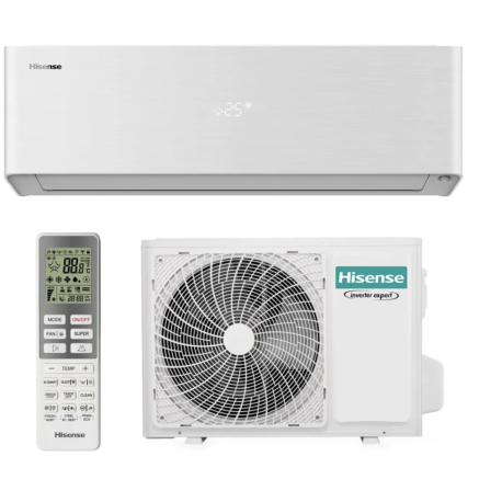 PAC Air/Air monosplit 5000W - Energy Pro X - Connectée - Blanc - Hisense Aldes