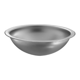 Vasque à encastrer poli satiné Ø 385 HEMI - DELABIE