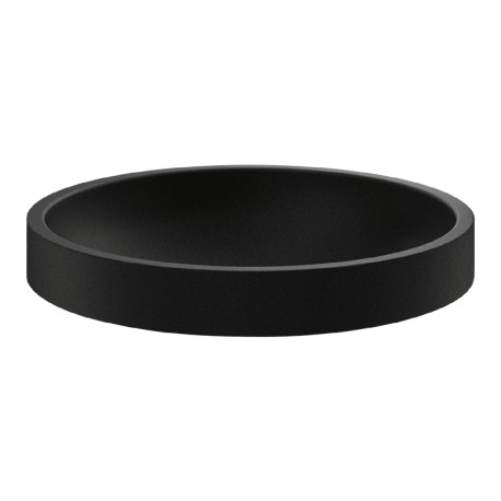 Vasque ronde à poser noire RAVA 385 mm