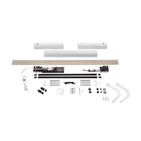Kit  motorisation pour volet battant Yslo® Flex io Somfy - 2 vantaux - 50W - Blanc