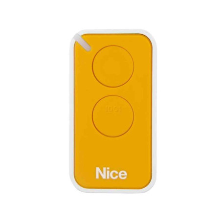 Télécommande Inti Nice - 433,92MHz - 2 Touches - Jaune