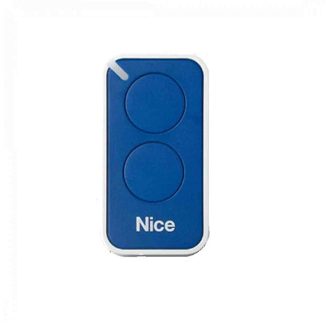 Télécommande Inti Nice - 433,92MHz - 2 Touches - Bleu
