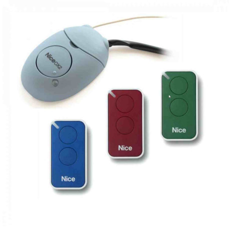 Kit commande universel Inti Nice - 3 émetteurs/ 1 récepteur - 433,92MHz - 2 canaux
