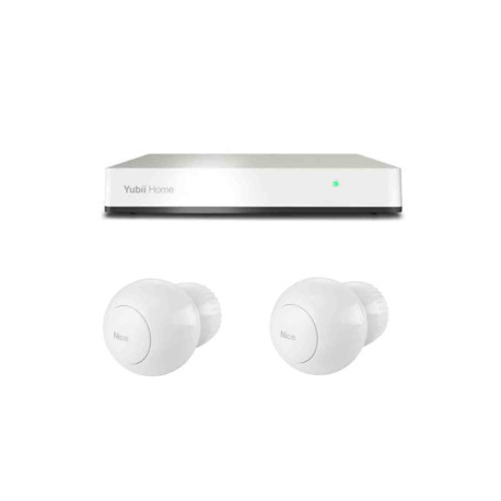 Kit box domotique Yubii-Home + 2 têtes thermostatiques Heat-Control Nice - Pour chauffage