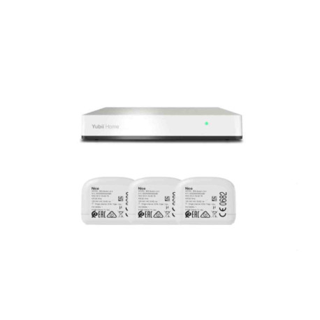 Kit box domotique Yubii-Home + 3 modules Roll Control Nice - Pour stores et volets roulants