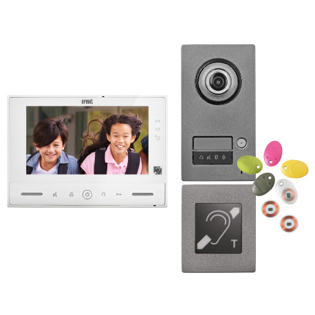 Interphone Note 2 ERP Urmet - Mains-libres - 1 appel - Yokis UP inclus