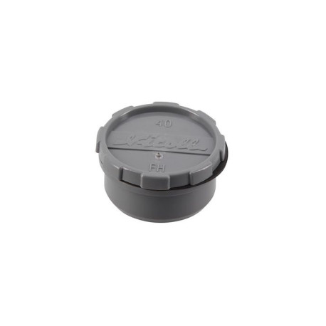Tampon de visite PVC avec bouchon M/F Ø 40 mm Nicoll