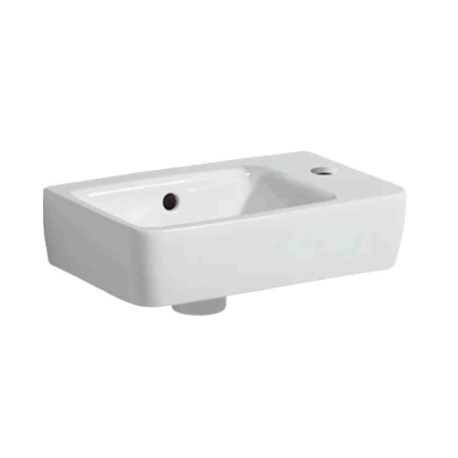 Lave-mains Renova Compact Geberit - 50x25x15cm - Trou à droite - Blanc
