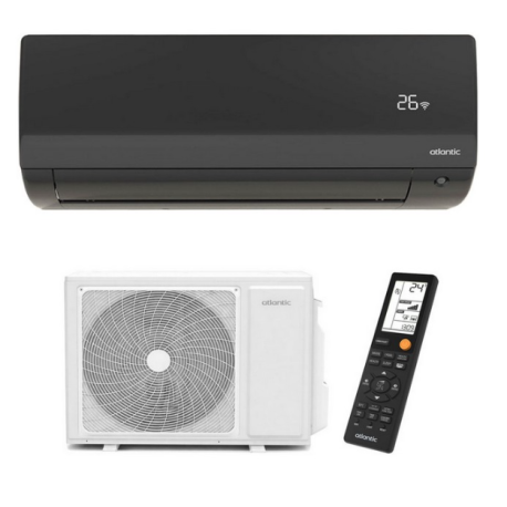 PAC Air/Air monosplit 5300W - Murao Premium Atlantic - Connectable - Noir - Avec mise en service