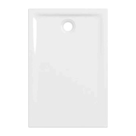 Receveur de douche ultraplat Renova Geberit - À encastrer - 90x120cm - Antidérapant - Blanc mat