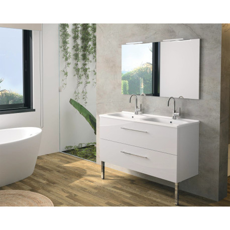 Miroir de salle de bain First Aquance L 120 cm