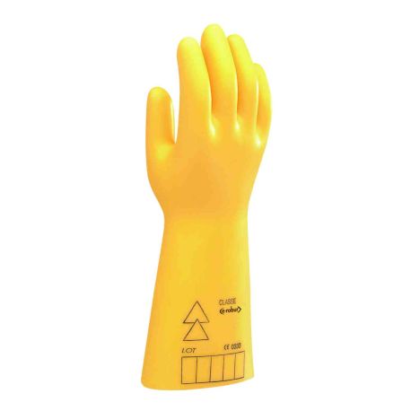 Paire de gants isolants 1000V - Taille 9 - Latex - Jaune