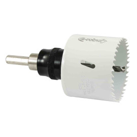 Scie trépan cobalt PC067 - diamètre 67mm - Avec adaptateur rapide et arbre